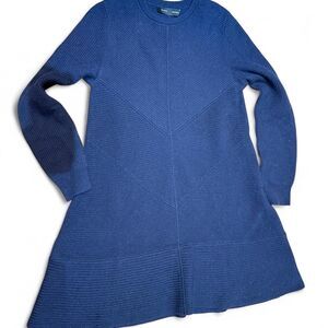 Proenza Schouler Women's Navy Cashmere/Wool Blend Dress